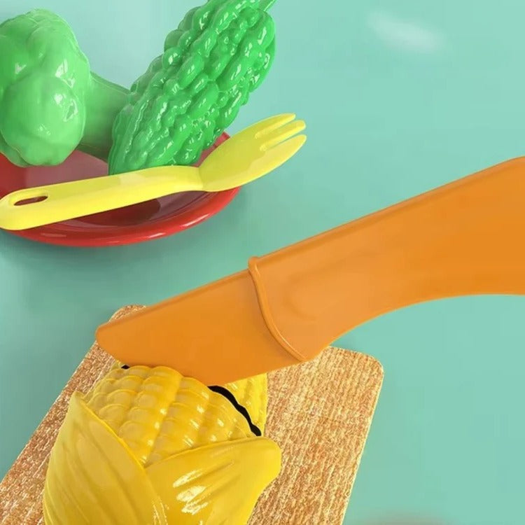 Interactive Cooking Station with Water Play Feature