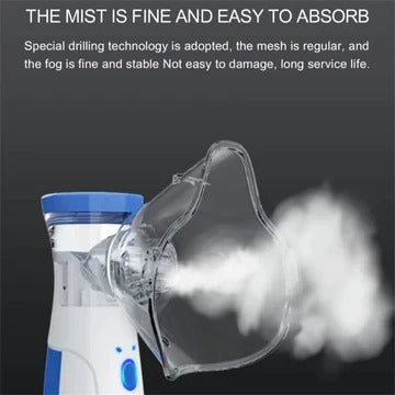 BreatheEasy Portable Mesh Inhaler – Rechargeable Device for All Ages