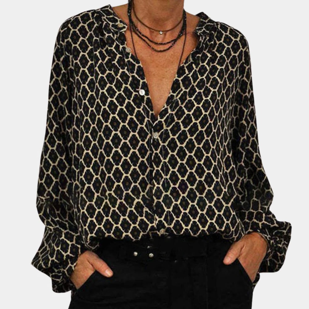 Relaxed Fit Women's Everyday Blouse