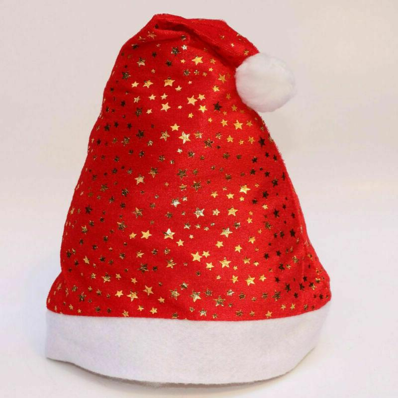 Festive LED Santa Hat with Color-Changing Lights