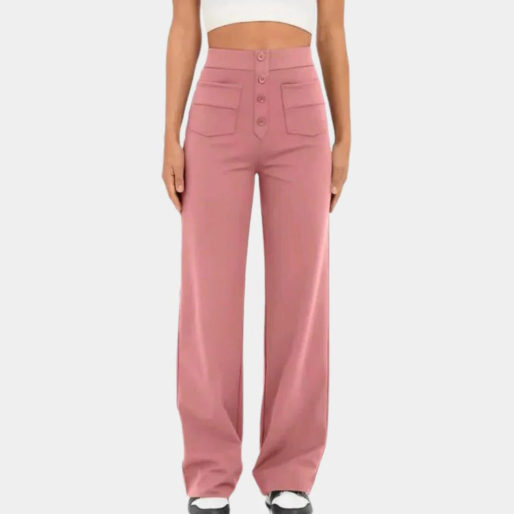 Chic High-Waist Women's Trousers for Effortless Style