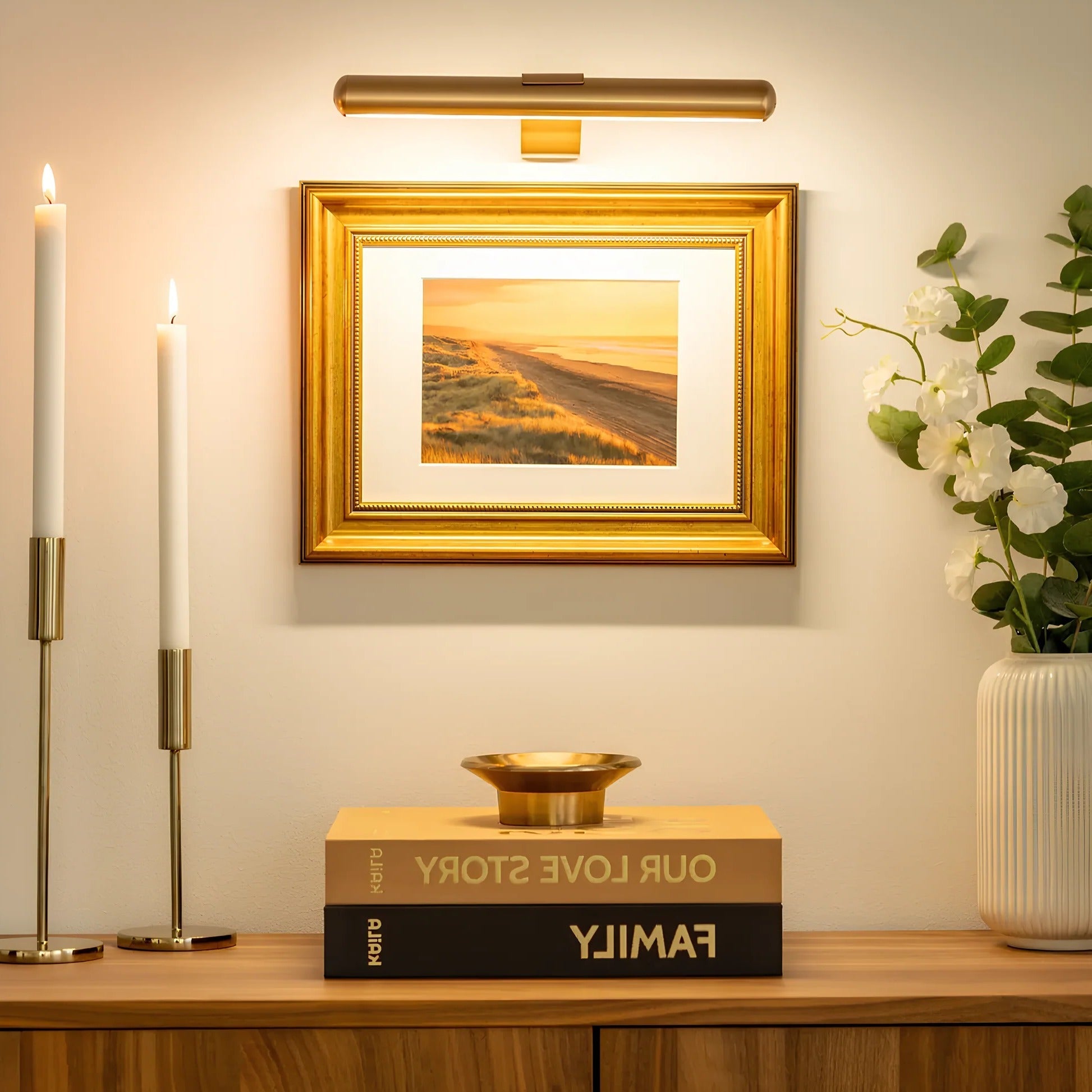 Cordless LED Art Light with Adjustable Brightness