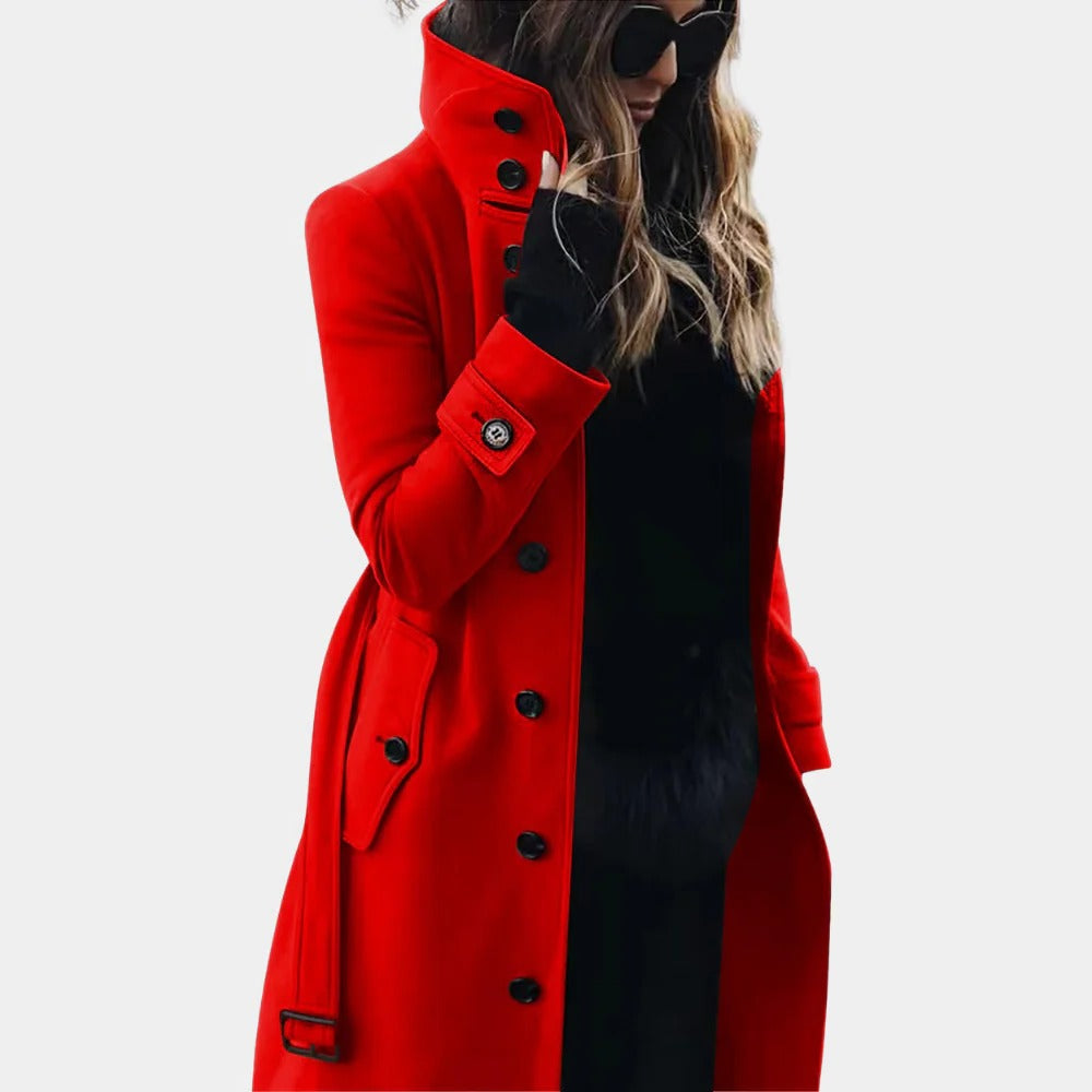 Elegant Long Coat for Women – Timeless Style & Comfort