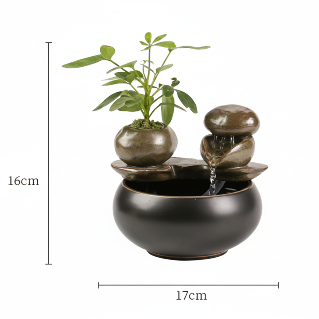 EleganceFlow – Stylish Ceramic Cat Water Fountain