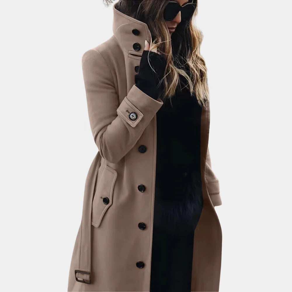 Elegant Long Coat for Women – Timeless Style & Comfort
