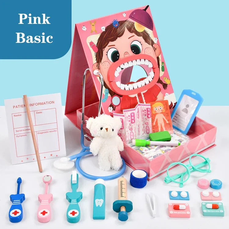 Kid-Friendly Dental Care Pretend Play Set