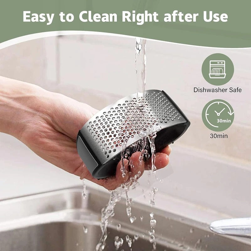 Essential Garlic Crusher with Built-In Bottle Opener