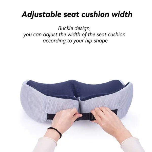 ComfortFit Adjustable Seat Cushion for Pain Relief