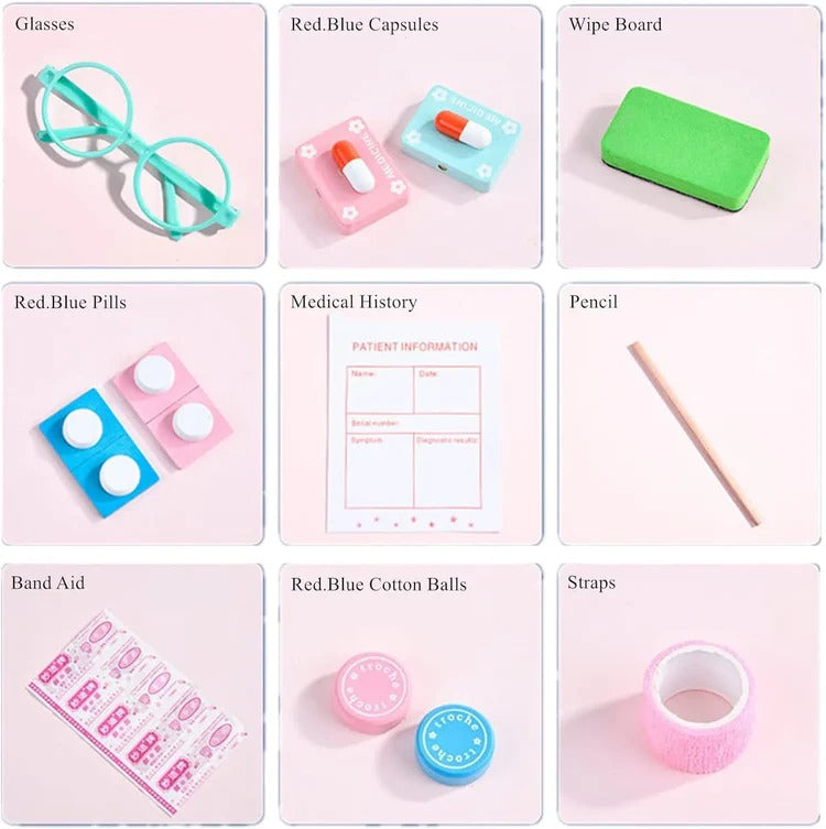 Kid-Friendly Dental Care Pretend Play Set
