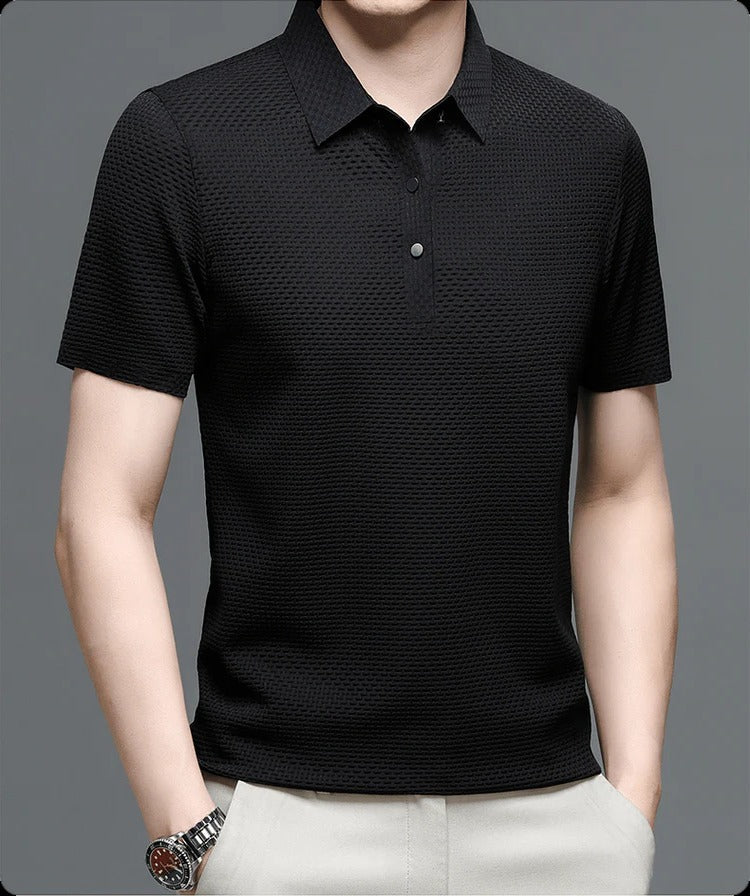 Men's Stylish Ventilated Short-Sleeve Shirt