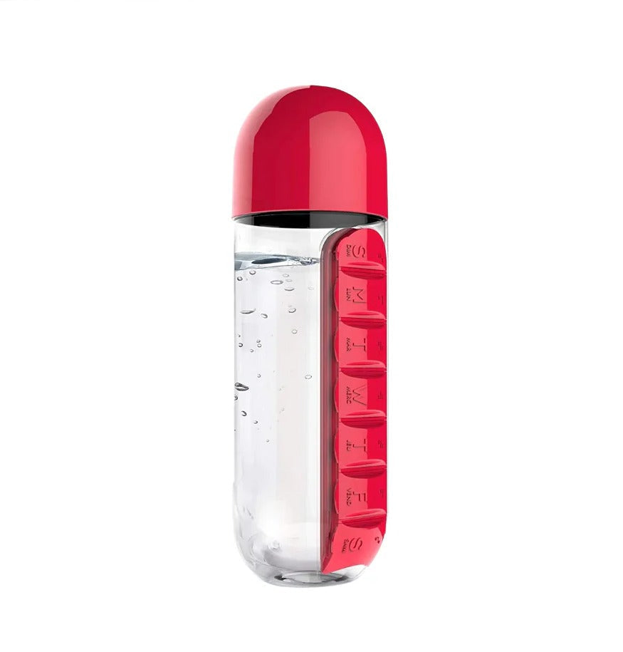 Hydration Companion with Medication Organizer