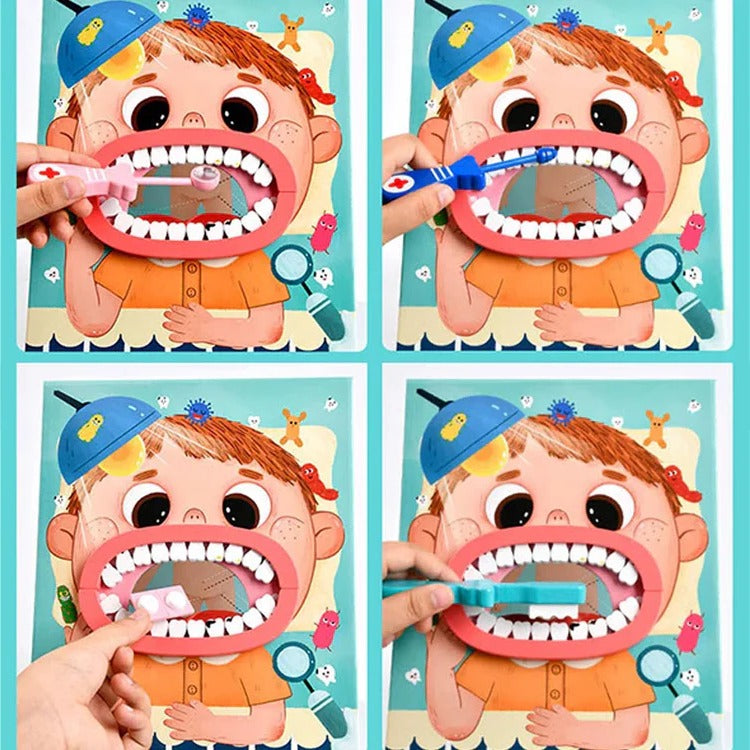 Kid-Friendly Dental Care Pretend Play Set