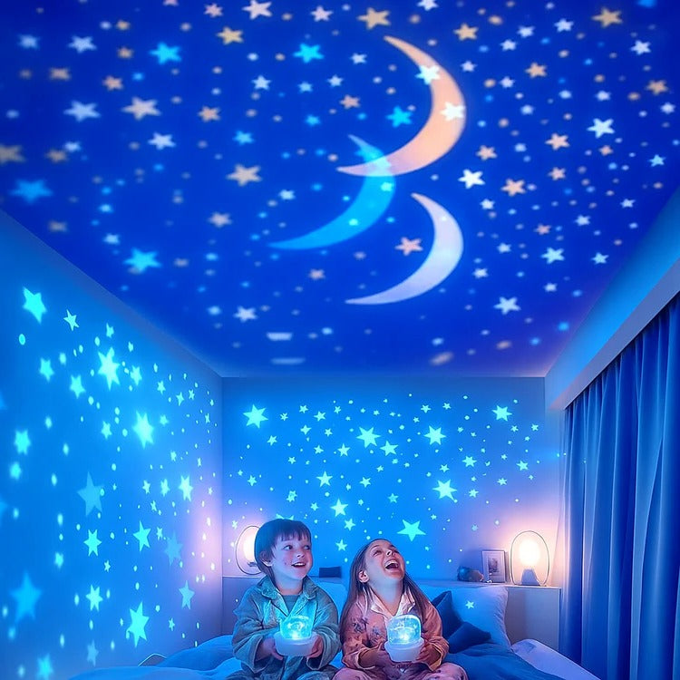Soothing Ocean-Themed Night Light Projector for Kids