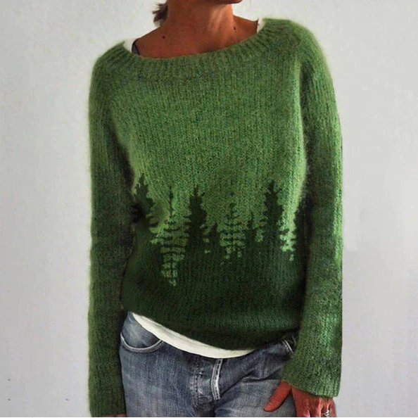 Chic Vintage Knit Sweater for Women