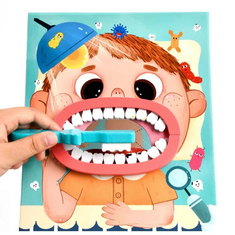 Kid-Friendly Dental Care Pretend Play Set