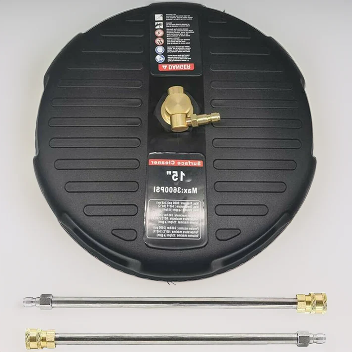 Effortless 15-Inch Surface Cleaner for Pressure Washers