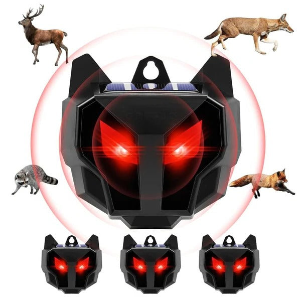 Eco-Friendly Solar Animal Deterrent System - 2 Pack