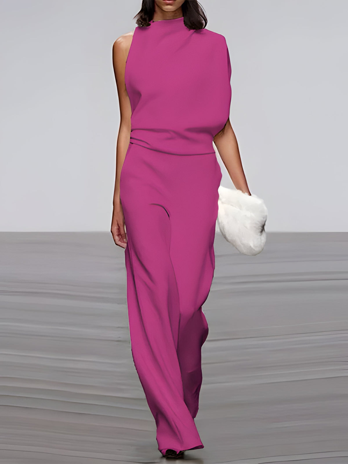 Chic Sleeveless Flared Jumpsuit for Effortless Elegance