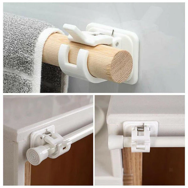 Versatile Wall-Mounted Curtain Holders