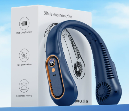 AeroCool Neck Fan – Ultimate Hands-Free Cooling Solution
