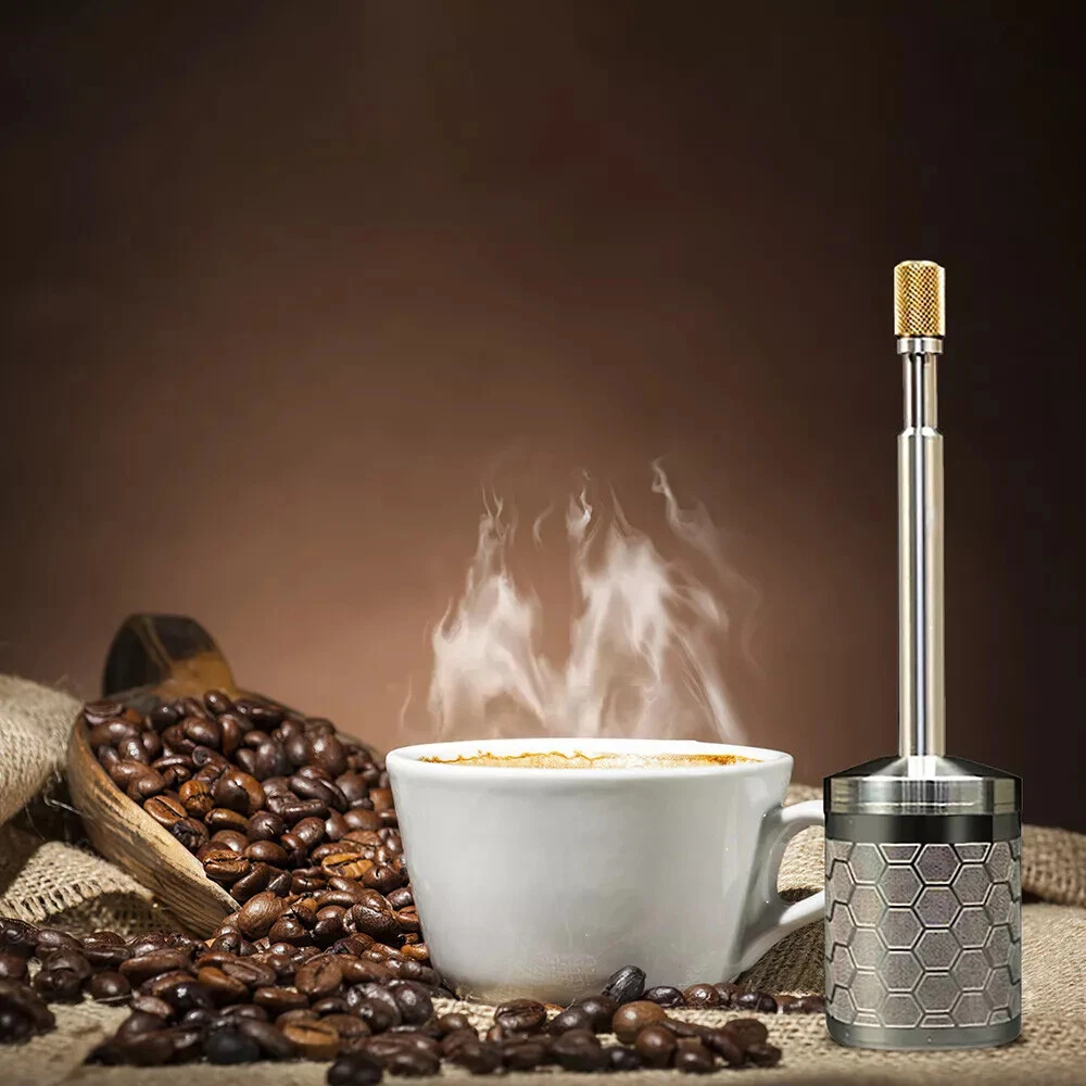 Compact Stainless Steel Press for Coffee and Tea Brewing