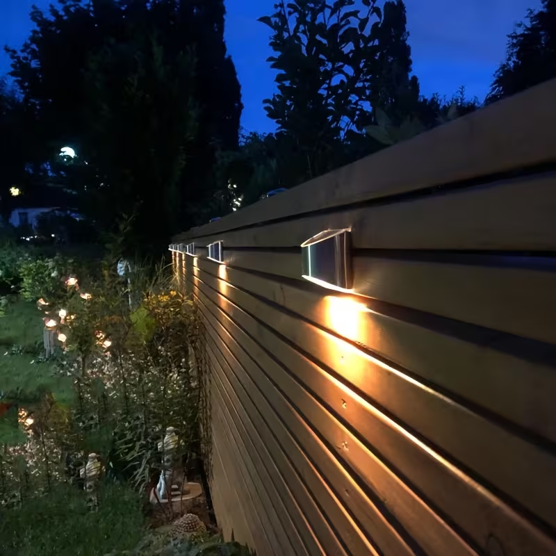 Eco-Friendly Solar-Powered Outdoor Wall Light for Gardens