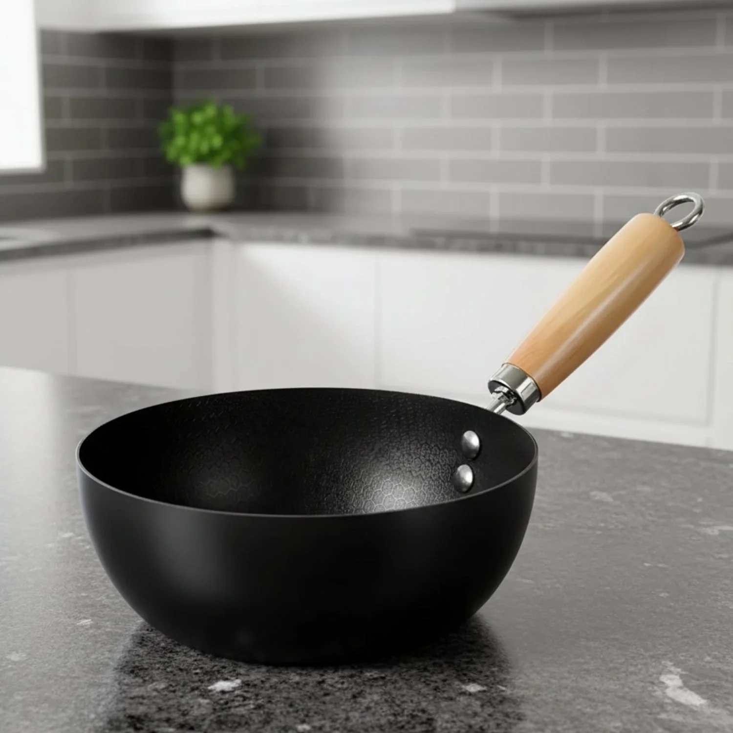Compact Nonstick Cast Iron Skillet for Quick Meals