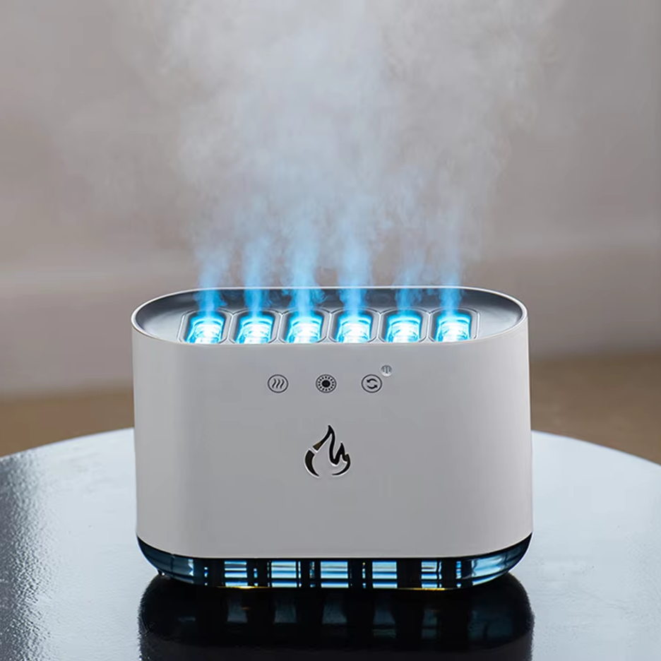 AquaGlow 900ml Ultrasonic Humidifier with Voice Activation