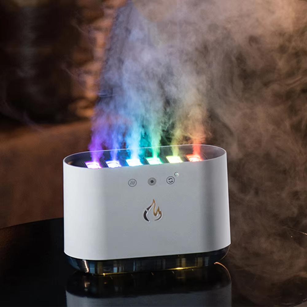 AquaGlow 900ml Ultrasonic Humidifier with Voice Activation