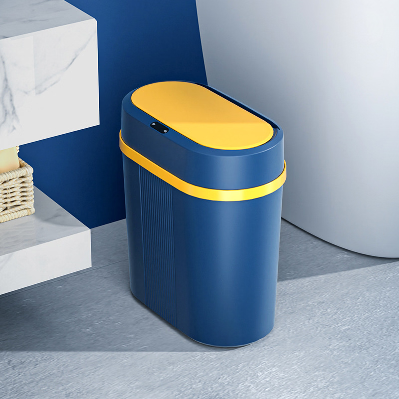 Hands-Free Bathroom Waste Bin with Motion Detection