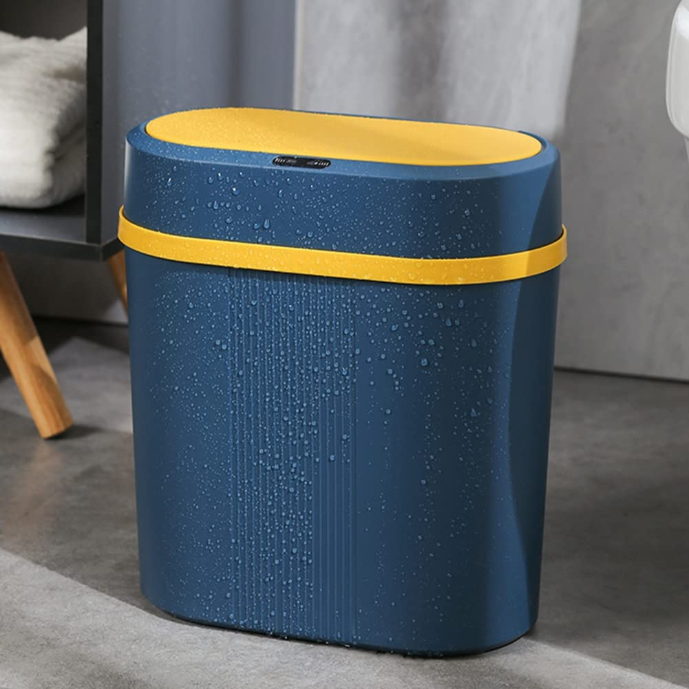 Hands-Free Bathroom Waste Bin with Motion Detection