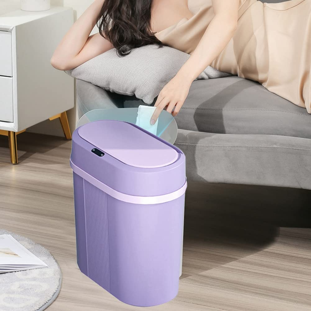 Hands-Free Bathroom Waste Bin with Motion Detection