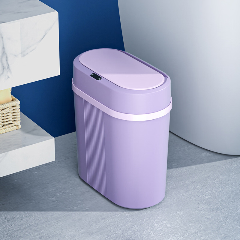 Hands-Free Bathroom Waste Bin with Motion Detection