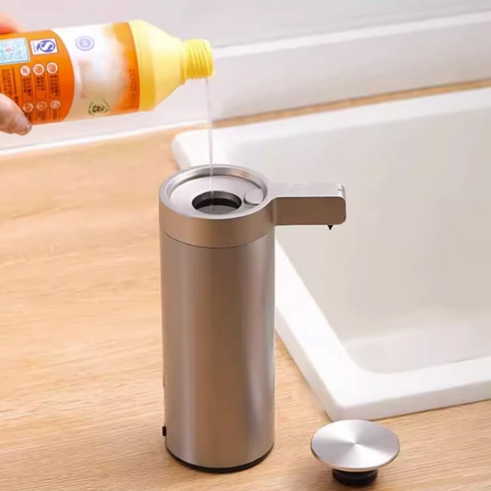 Smart Touchless Liquid Soap Dispenser in Stainless Steel