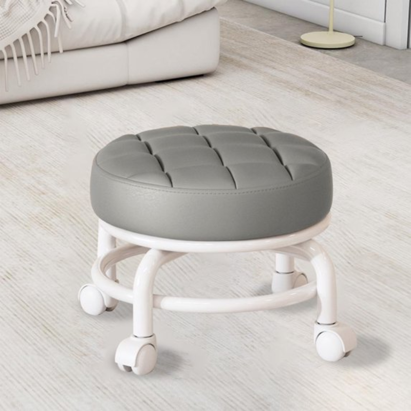 Versatile Kids' Rolling Stool for Easy Shoe Changes