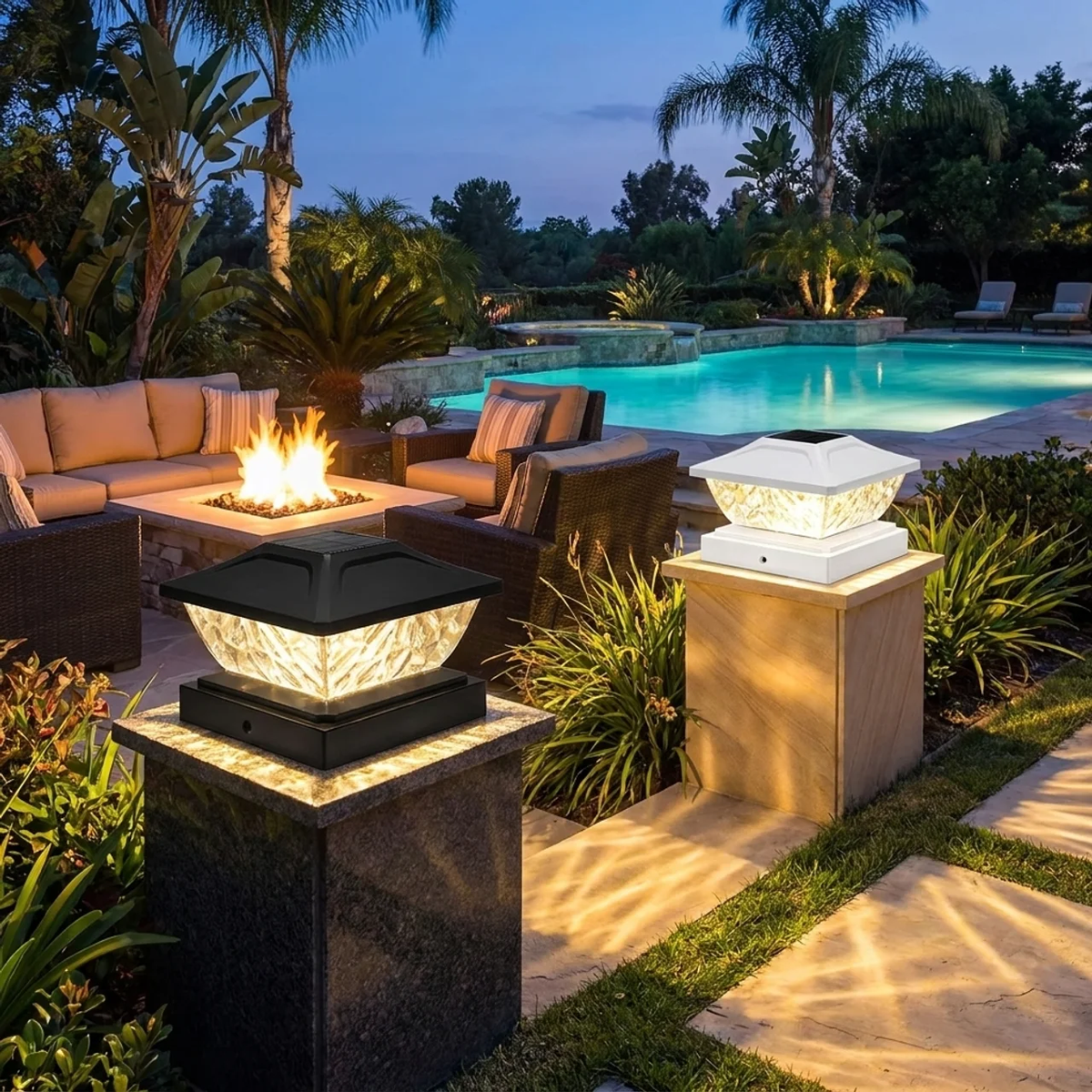 Illuminate Your Outdoors with Solar-Powered Post Cap Lights