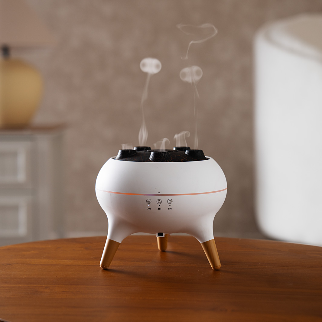 Serene Mist Humidifier & Aroma Diffuser with Colorful Glow