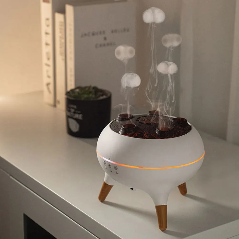 Serene Mist Humidifier & Aroma Diffuser with Colorful Glow