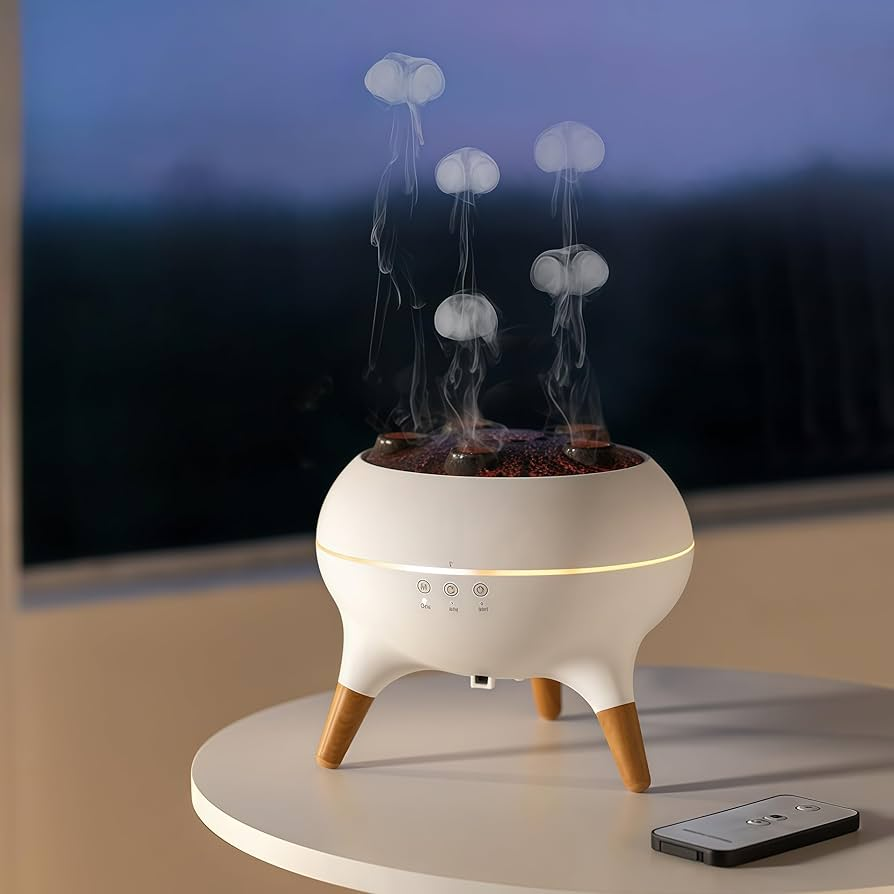 Serene Mist Humidifier & Aroma Diffuser with Colorful Glow
