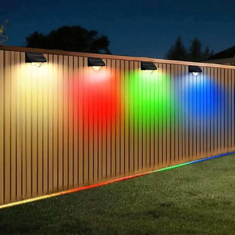 Versatile Solar Outdoor Light with 11 Color Options