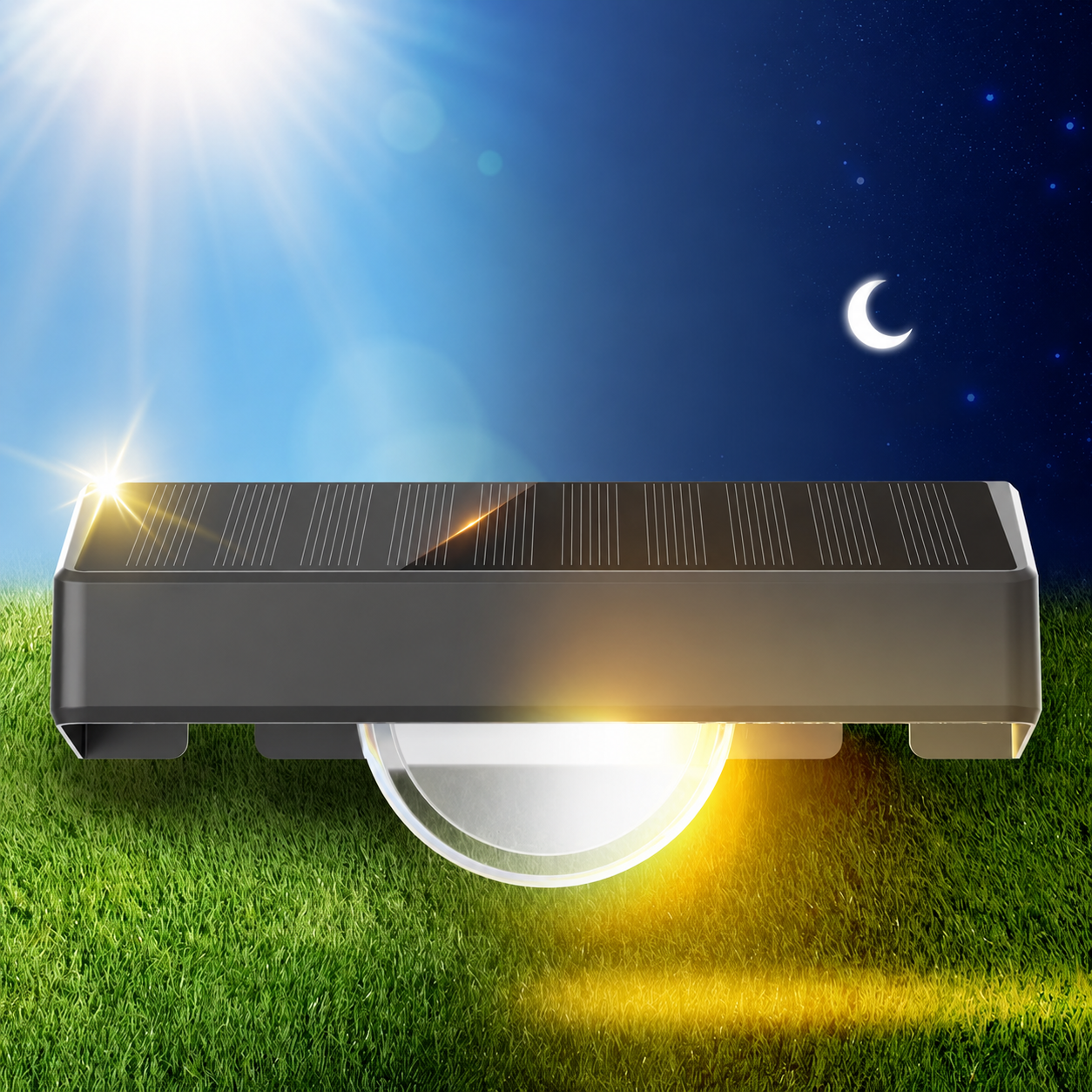 Versatile Solar Outdoor Light with 11 Color Options