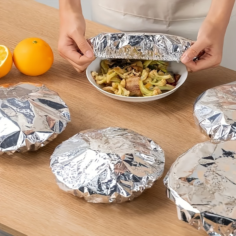 Temperature-Saving Food Cover with Insulated Aluminum Shield