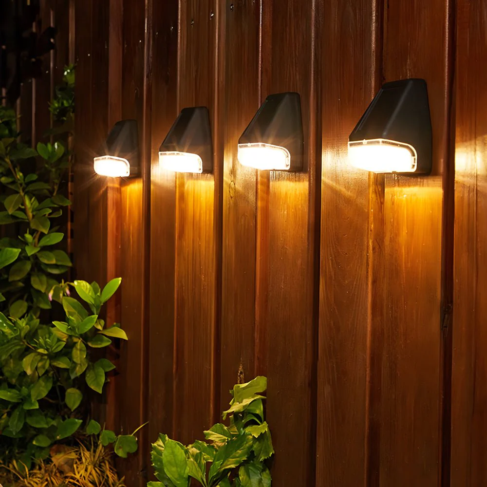 Eco-Friendly Solar Wall Light with Automatic Dusk Detection