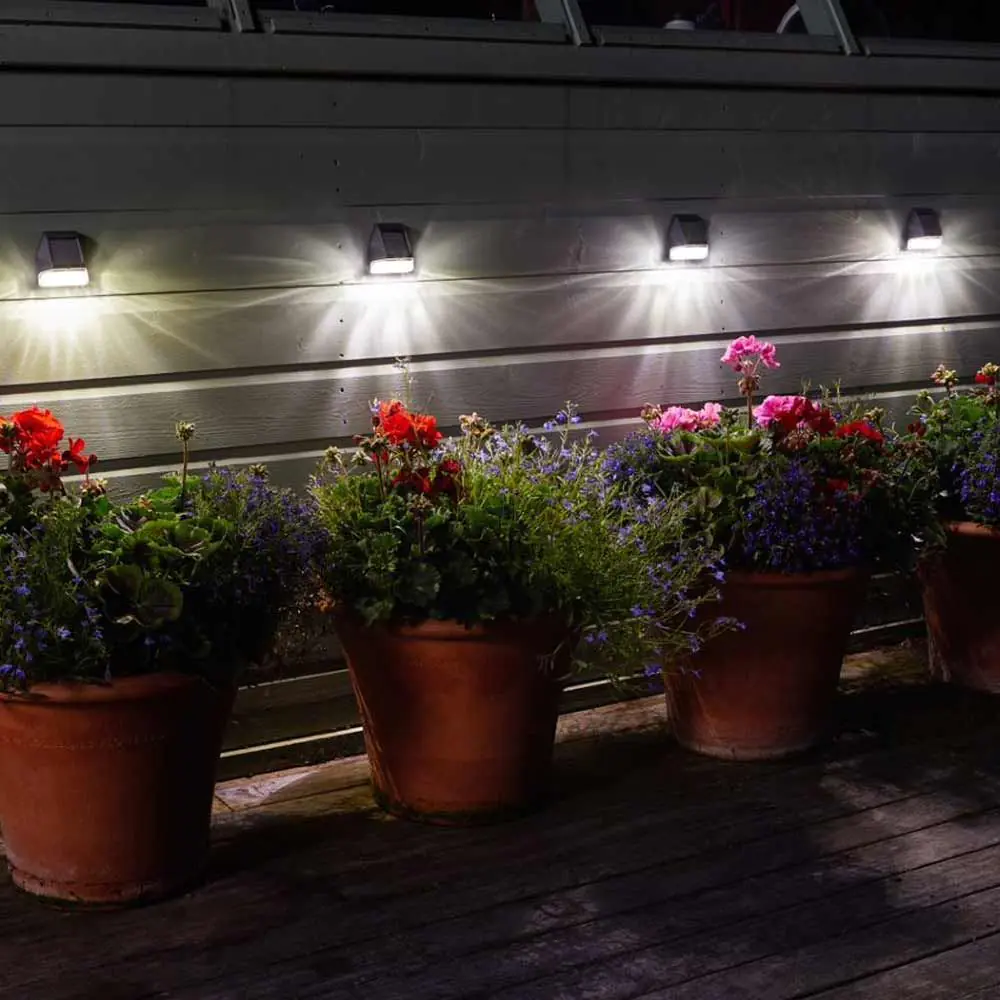 Eco-Friendly Solar Wall Light with Automatic Dusk Detection