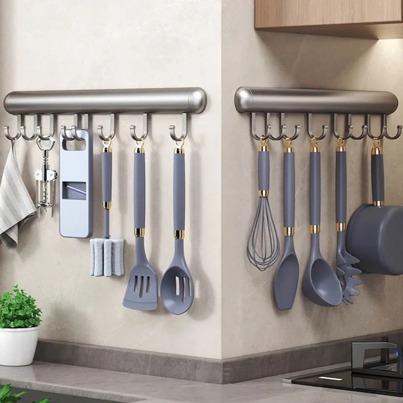 Multi-Purpose Wall Hook Organizer for Kitchen & Home