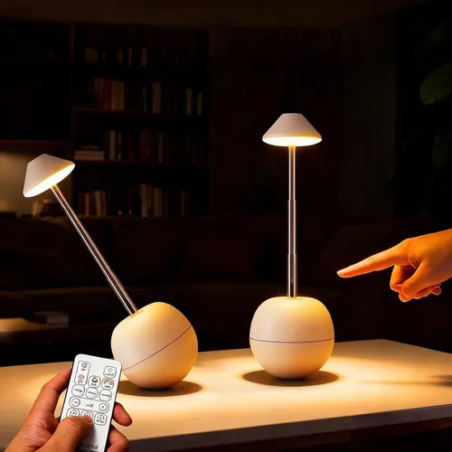 Smart RGB Table Lamp with Remote Control and USB Charger