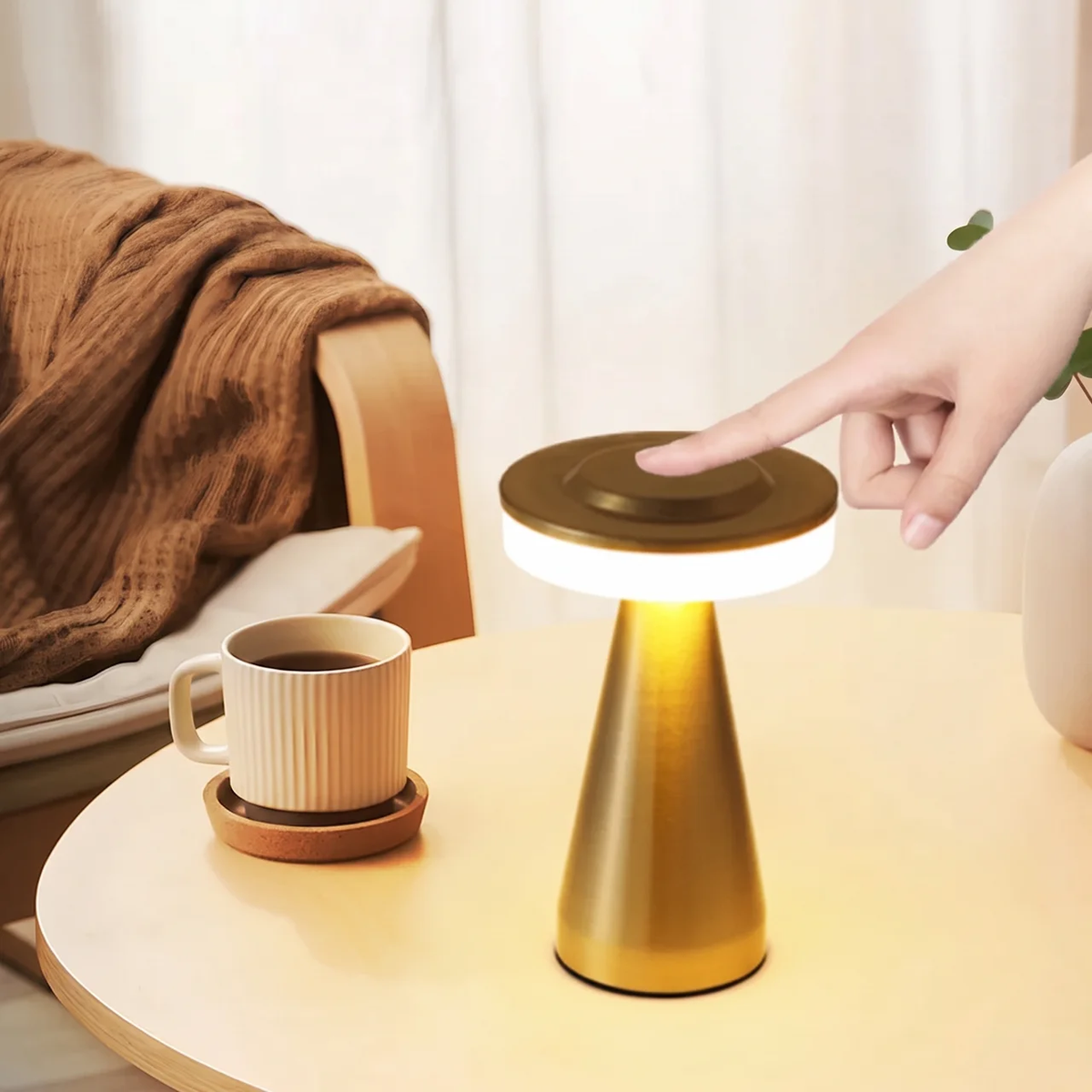 Portable Rechargeable Touch-Control LED Desk Lamp