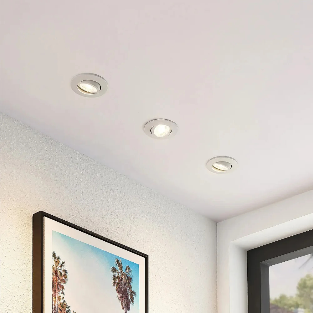 Versatile Recessed LED Spotlight with Adjustable Gimbal