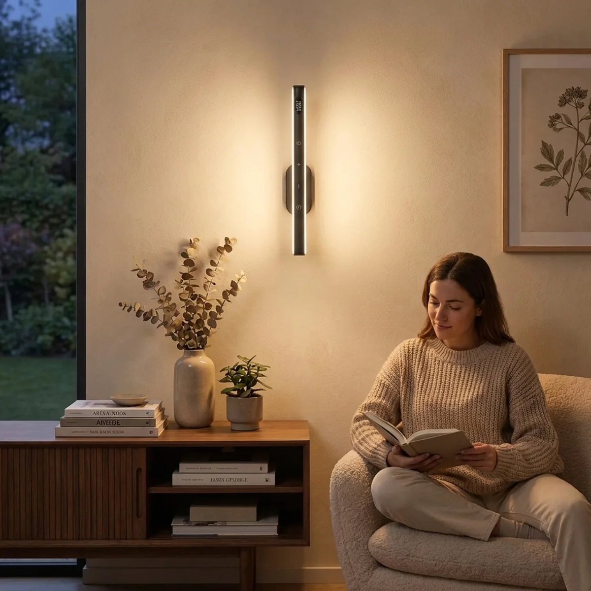 Versatile Touch-Controlled LED Light with Magnetic Mounting