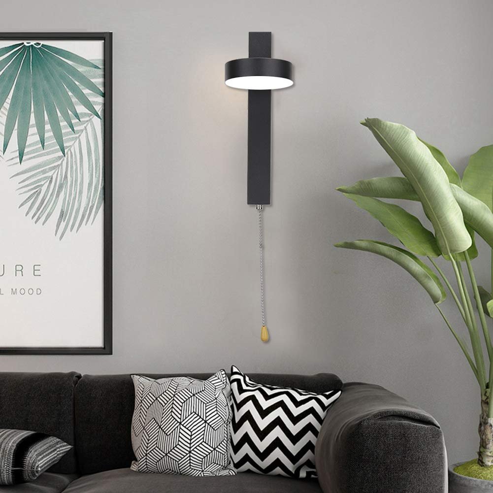 Versatile Indoor Wall Light with 350-Degree Adjustable Head